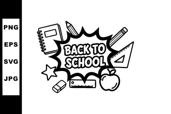 Back to School Education Supplies Vector: A Versatile Tool for Designers and Educators