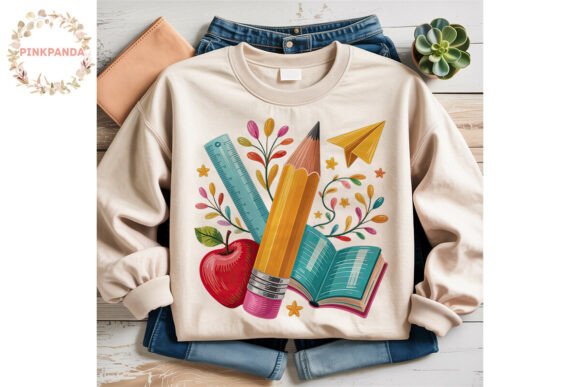 Back to School Floral Sublimation