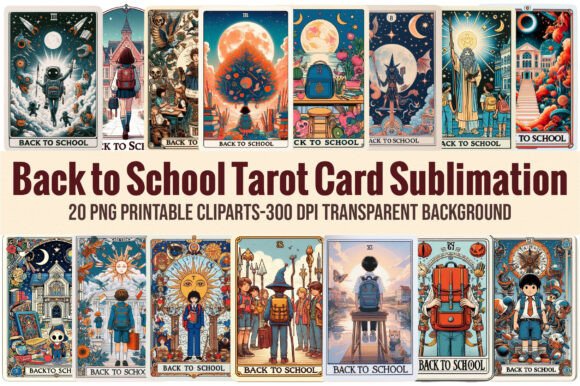 Back to School Tarot Card Sublimation: A Creative Fusion of Spirituality and Design