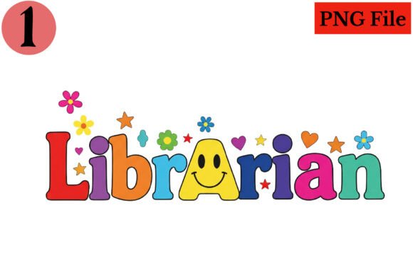 Preppy Librarian Back to School PNG