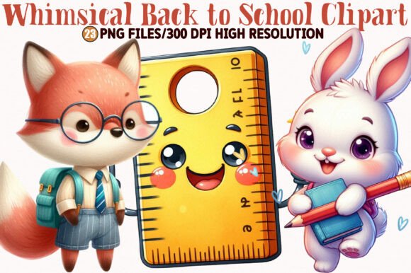 Whimsical Back to School Clipart PNG: A Creative Resource for Every Project